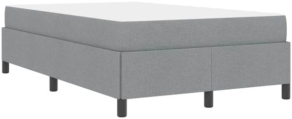 vidaXL Boxspringbett Hellgrau 120 x 190 cm Stoff 3398843 Bild 7