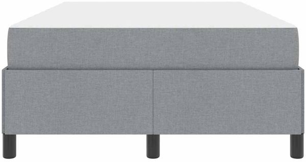 vidaXL Boxspringbett Hellgrau 120 x 190 cm Stoff 3398843 Bild 5