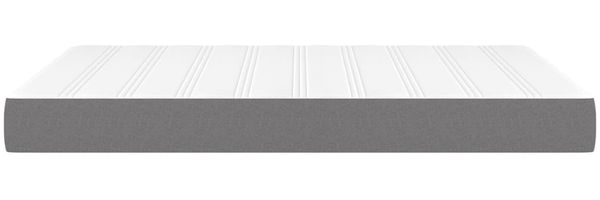 vidaXL Taschenfederkernmatratze Mittel Dunkelgrau 140x190x20 cm Stoff 347775 Bild 4