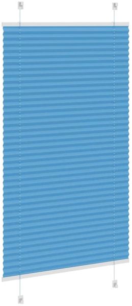 vidaXL Plissee Blau 70x100 cm Stoffbreite 69,4 cm Polyester 4015171 Bild 4