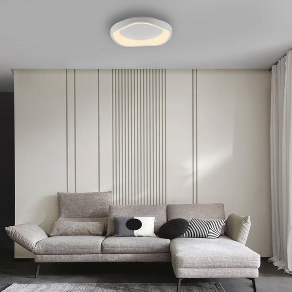 SCHÖNER WOHNEN-Kollektion LED Deckenleuchte MONTA, Memoryfunktion, LED fest integriert, Warmweiß, SCHÖNER WOHNEN Kollektion, 3-Stufen Dimmer, Memoryfunktion