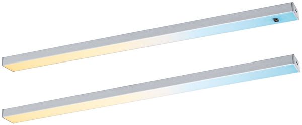 Paulmann 98609 LED Unterschrankleuchte Inline Basis 2er-Set 35cm tunable white chrom matt