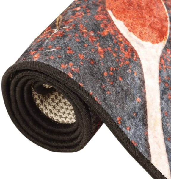 vidaXL Küchenteppich Mehrfarbig 60x180 cm Waschbar Rutschfest 136625 Bild 7