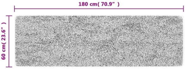 vidaXL Küchenteppich Mehrfarbig 60x180 cm Waschbar Rutschfest 136625 Bild 8