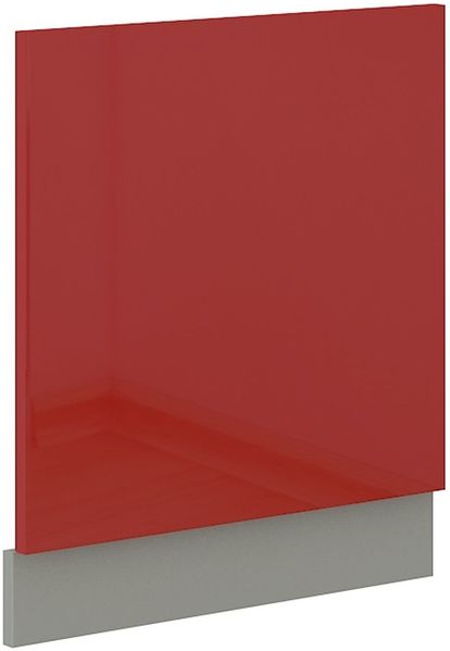 Frontblende Geschirrspüler integriert 60 cm Rot Hochglanz Küche Rose Bianca