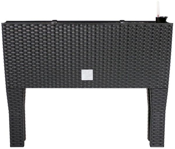Deuba Blumenkasten (1 St), Blumenbeet 2in1 Funktion Hochbeet Kunststoff 30L Balkon 60x25 cm