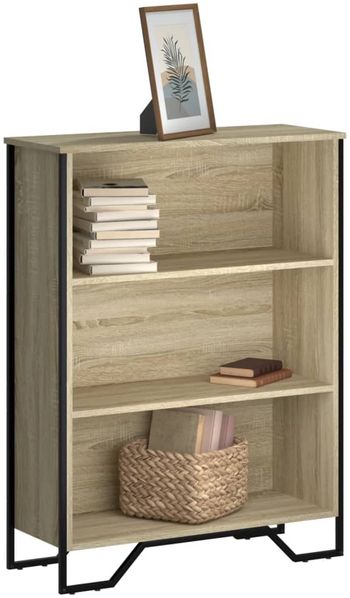 vidaXL Bücherregal Sonoma-Eiche 80x31x106 cm Holzwerkstoff 848625