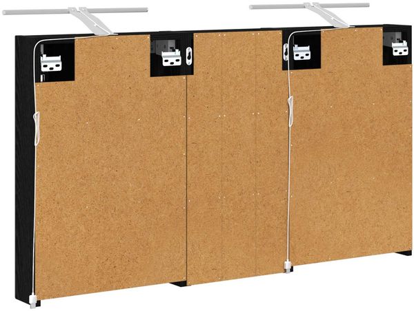 vidaXL Badezimmerschrank-Set 3 pcs 110 x 10,5 x 60,5 cm Holzwerkstoff 3403721 Bild 9