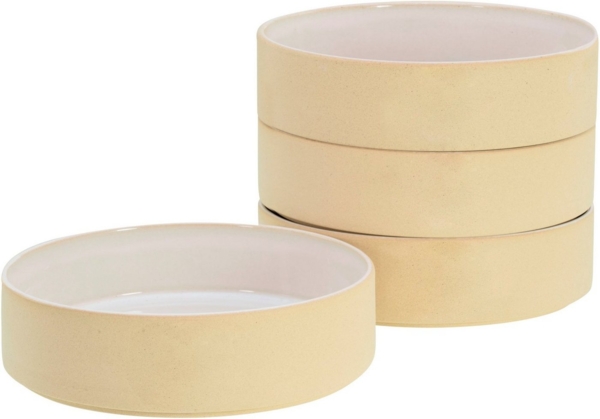 CreaTable 21661 Futuro Pastabowl Set, sand, 4-teilig (1 Set)