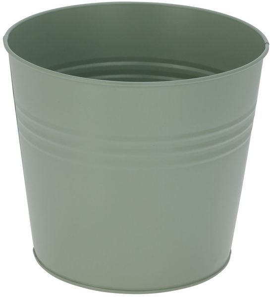 4 Stk. Blumentopf Pflanzgefäß Balkontopf Pflanztopf verzinkt Ø17xH15cm