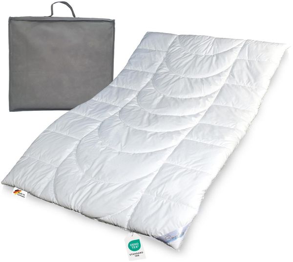 Winterbett Sympathica Klimafaser Allergiker Duo Bettdecke 200x200 60°