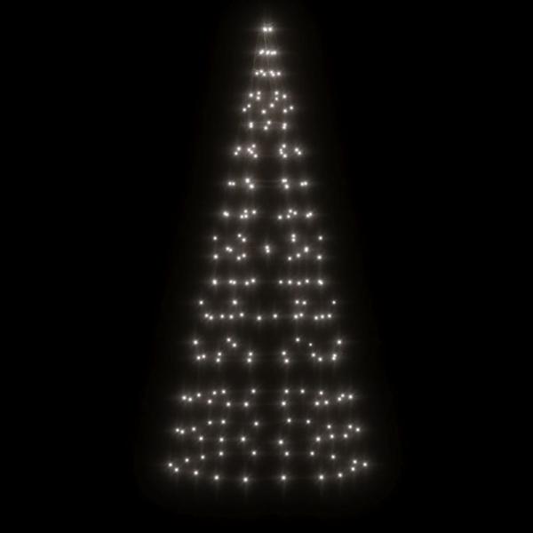 vidaXL LED-Weihnachtsbaum für Fahnenmast 200 LEDs Kaltweiß 180 cm Bild 9