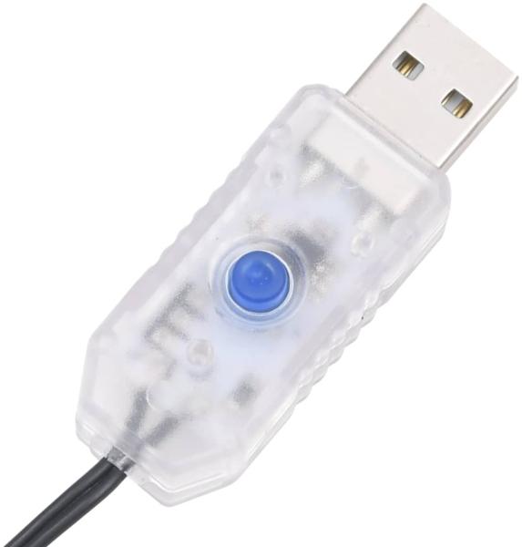 vidaXL LED-Weihnachtsbaum für Fahnenmast 200 LEDs Kaltweiß 180 cm Bild 7