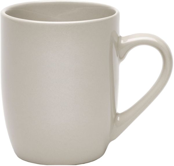 van Well Becher Kaffeebecher 350 ml Malmö, 6 Stück, 6-tlg, Steingut, spülmaschinen- und mikrowellengeeignet