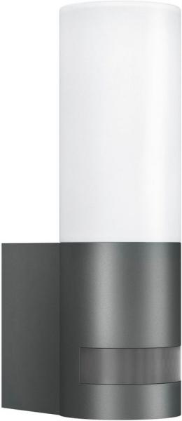 Steinel 'L 605 S' LED-Außenwandleuchte, mit 180°-Infrarot-Sensor, 3000 K warmweiß, 729 lm, Opalglas/Aluminium anthrazit, 26 x 13,1 x 7,8 cm