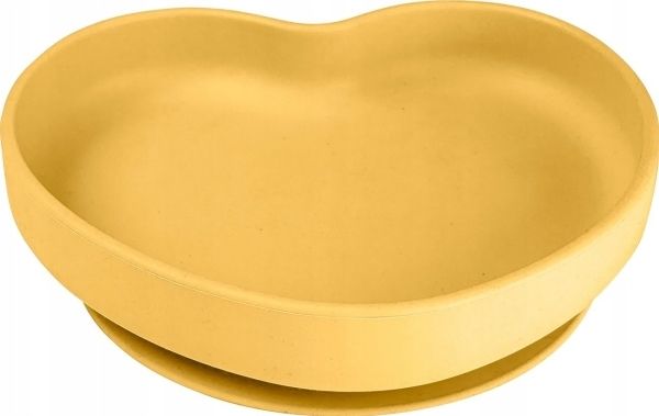 Canpol babies Silikon-Löffel mit Befestigung 6+ Monate HEART 80/309_yel