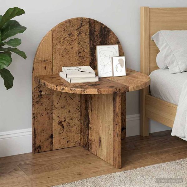 vidaXL Nachttisch Altholz 40 x 35,5 x 45,5 cm Holzwerkstoff 8001145