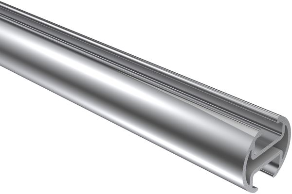 Innenlauf-Gardinenstangen-Set Platon Sitra 100 cm, 1-läufig, 20 mm Ø Chrom Bild 4