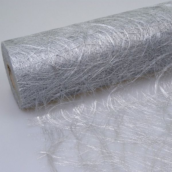 Deko AS Tischläufer Sizoweb Tischläufer - silber - 20 cm - 5 Meter auf der Rolle - 64 003 (1-tlg, 1 Rolle Tischläufer), Strapazierfähig