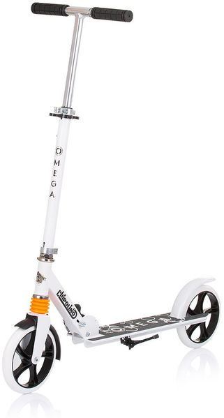 Chipolino Kinderroller Omega PU Räder ABEC-7 Lager verstellbar faltbar Bremse weiß