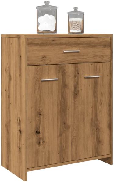 vidaXL Badschrank Artisan-Eiche 60x33x80 cm Holzwerkstoff 856288