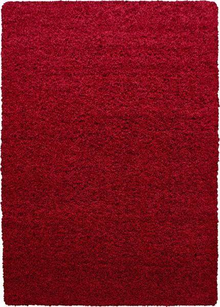 Hochflor Teppich Lux Läufer - 60x110 cm - Rot