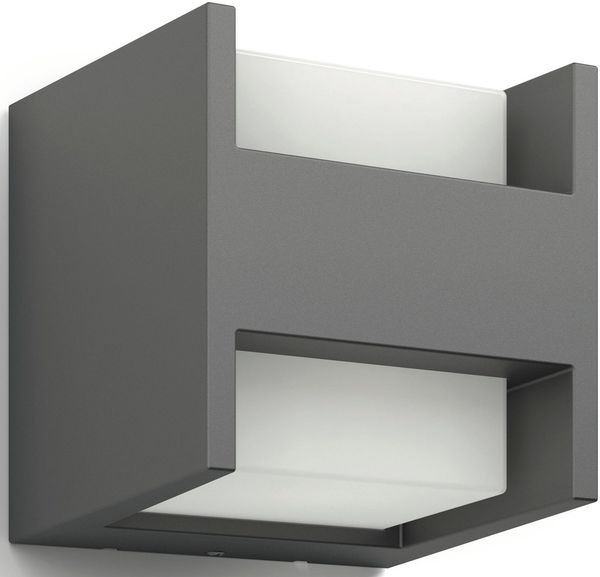 Philips myGarden Arbour Outdoor wall lantern, LED 2x4,5W, Anthracite