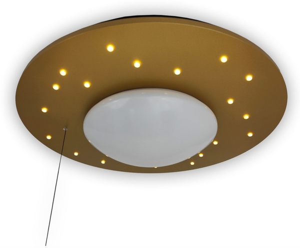 Deckenleuchte Starlight, Gold