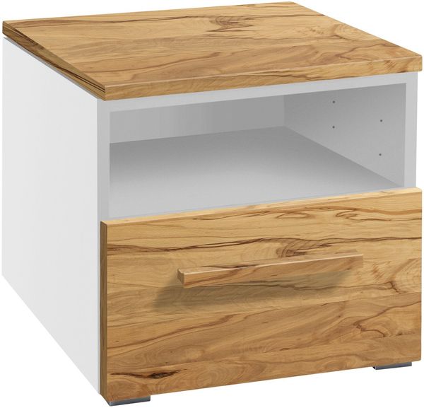 Accessoires Nachttische braun Wildbuche Massivholz 50cm x 45cm x 41cm