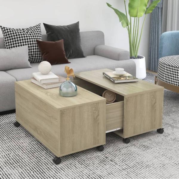 Couchtisch >3009666< (LxBxH: 75 x 75 x 38 cm) in Sonoma-Eiche - 75 x 75 x 38 cm (LxBxH)