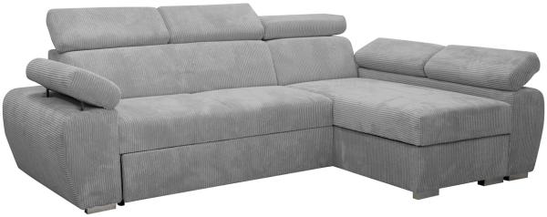 Ecksofa Boston Mini Premium Cord (Farbe: Poso 110, Seite: Rechts 2R+LC)