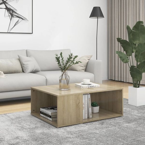 vidaXL Couchtisch Sonoma-Eiche 90x67x33 cm Holzwerkstoff 806906