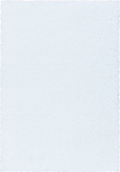 Runder Shaggy Teppich SYDNEY WHITE 200 X 200cm