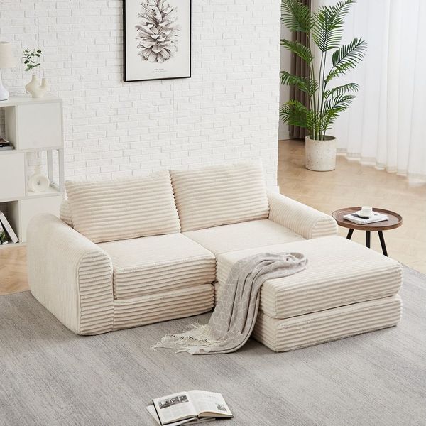 OKWISH Schlafsofa Modular Sofa, flexible Module 1 Teile