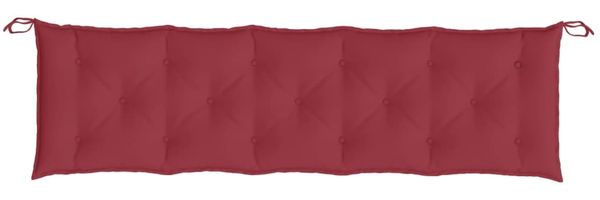 vidaXL Gartenbank-Auflagen 2 Stk. Weinrot 180x50x7 cm Oxford-Gewebe 361725 Bild 6