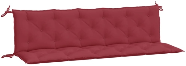 vidaXL Gartenbank-Auflagen 2 Stk. Weinrot 180x50x7 cm Oxford-Gewebe 361725