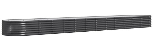vidaXL Hochbeet Verzinkter Stahl 512x80x36 cm Anthrazit 318941 Bild 2