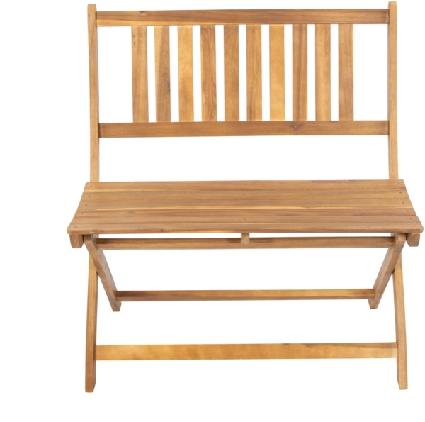 Gartenbank Akazie 80 cm Sitzbank klappbar SKARA 61909180 Bild 1