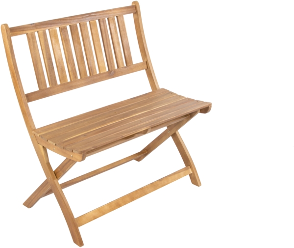 Gartenbank Akazie 80 cm Sitzbank klappbar SKARA 61909180 Bild 2