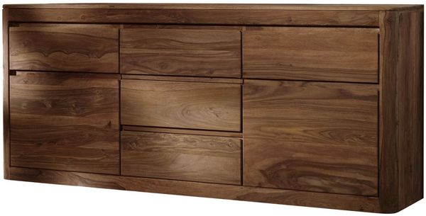 Sideboard Sheesham 185x40x80 smoked cherry gebeizt TORONTO #102