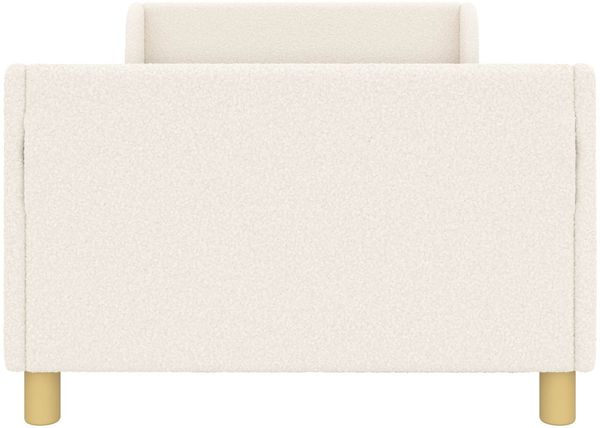 vidaXL Kinderbettgestell mit Kopfteil Creme 90 x 190 cm Schafstoff 42010874 Bild 5