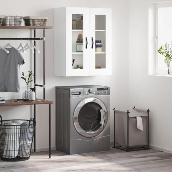 vidaXL Wandschrank Weiß 69,5x34x90 cm Holzwerkstoff 834986