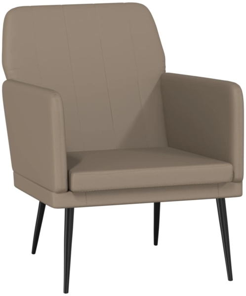 vidaXL Sessel Cappuccino-Braun 61x78x80 cm Kunstleder 351397
