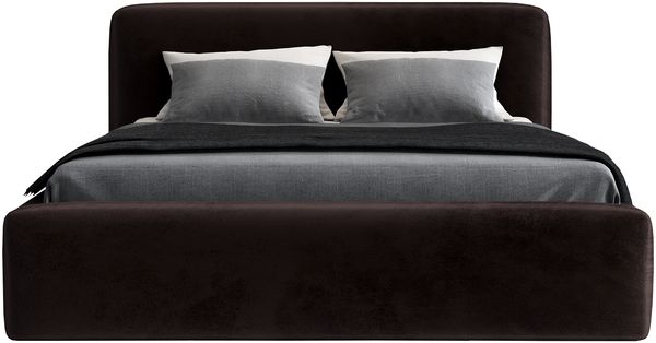Polsterbett LUMO 140x200 mit Matratze, Bettkasten und Lattenrost. Farbe: Espresso 6 Bild 3