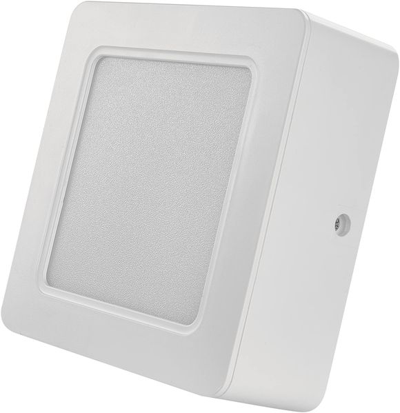 EMOS 2in1 LED Panel 9 W, quadratische 900 lm Deckenleuchte, Einbauleuchte 12x12 cm, Neutralweiß 4000 K, inkl. LED-Treiber, Weiß, Rund