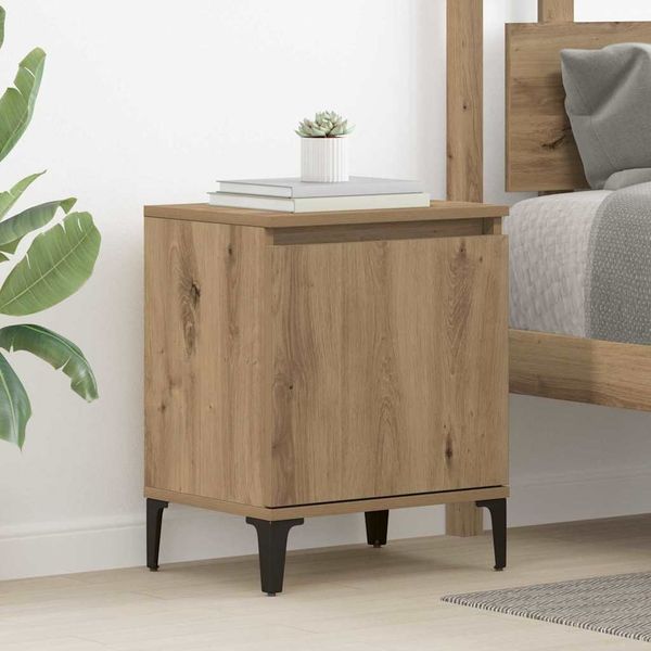vidaXL Nachttisch Artisan-Eiche 40 x 30 x 50 cm Holzwerkstoff 875108