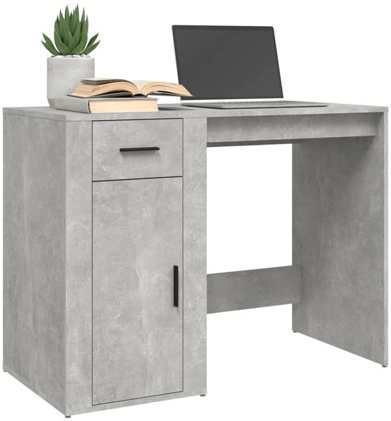 vidaXL Schreibtisch Betongrau 100x49x75 cm Holzwerkstoff 816788 Bild 4