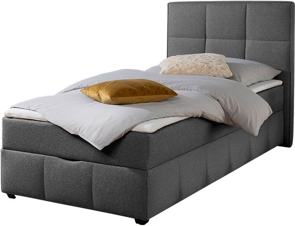 Home affaire Boxbett Niemes inkl. Bettkasten und Topper, auch in Überlänge erhältlich, Boxbett mit Bettkasten, inkl. Topper