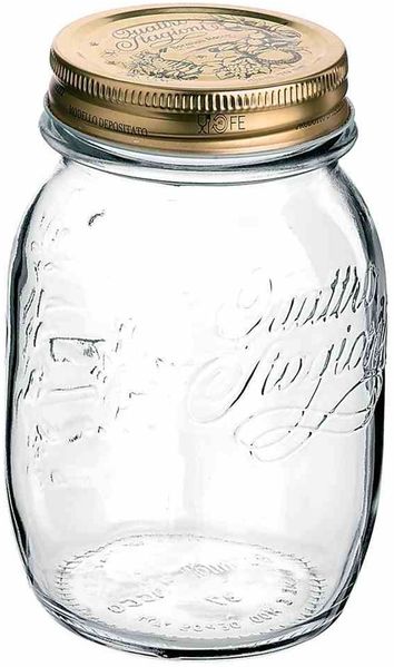 Glas "Quattro Stagioni" 500 ml mit Deckel 70 mm Ø
