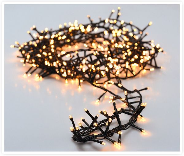 Spetebo Lichterkette Weihnachts Lichterkette warm weiß 30 m / 1500 LED, 1500-flammig, mit Controller